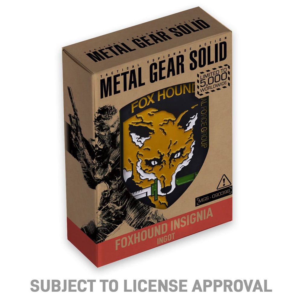 Metal Gear Solid Lingot Foxhound Insignia Limited Edition