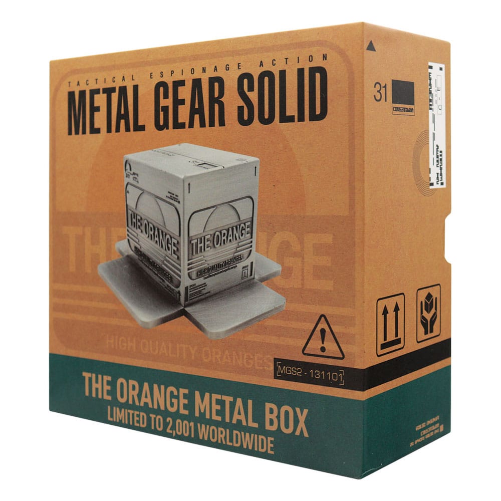 Metal Gear Solid 2 réplique Cardboard Box