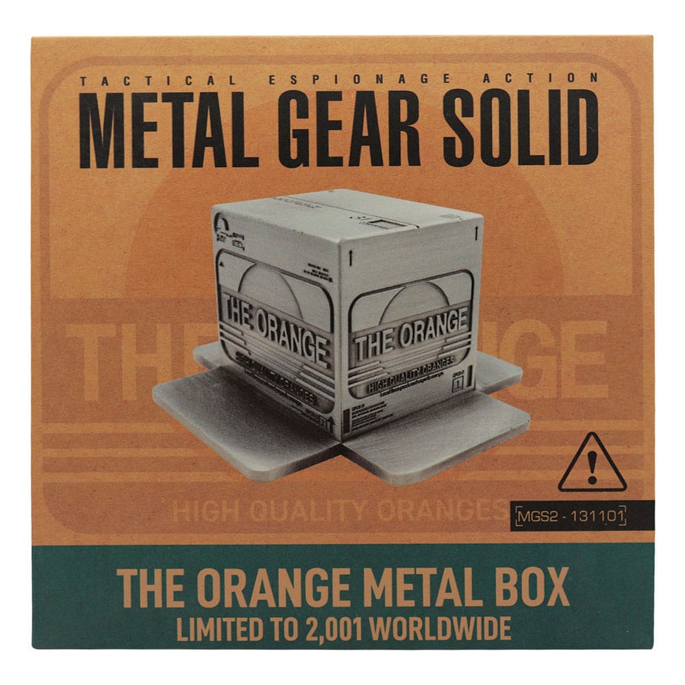 Metal Gear Solid 2 réplique Cardboard Box