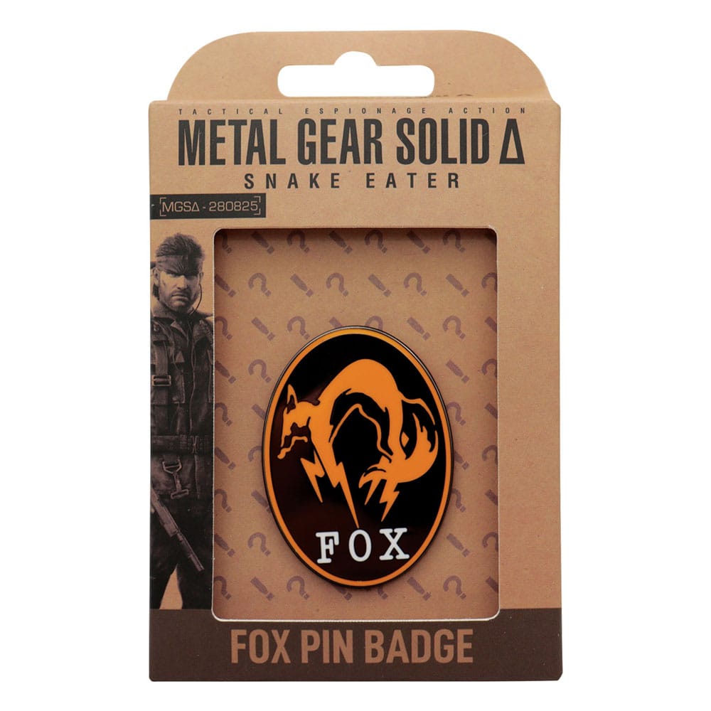 Metal Gear Solid Delta pin Fox Limited Edition