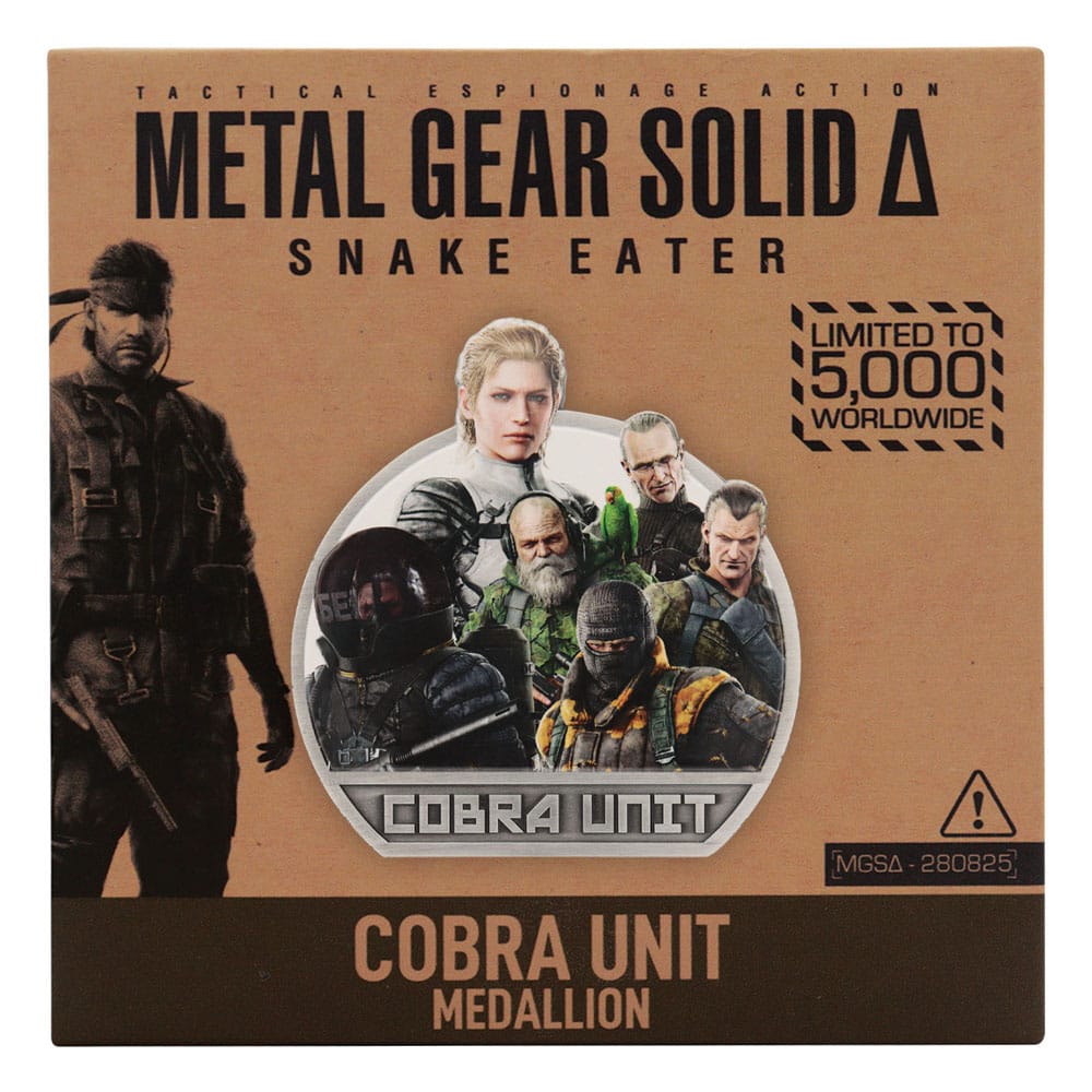 Metal Gear Solid Delta médaillon Cobra Unit Limited Edition
