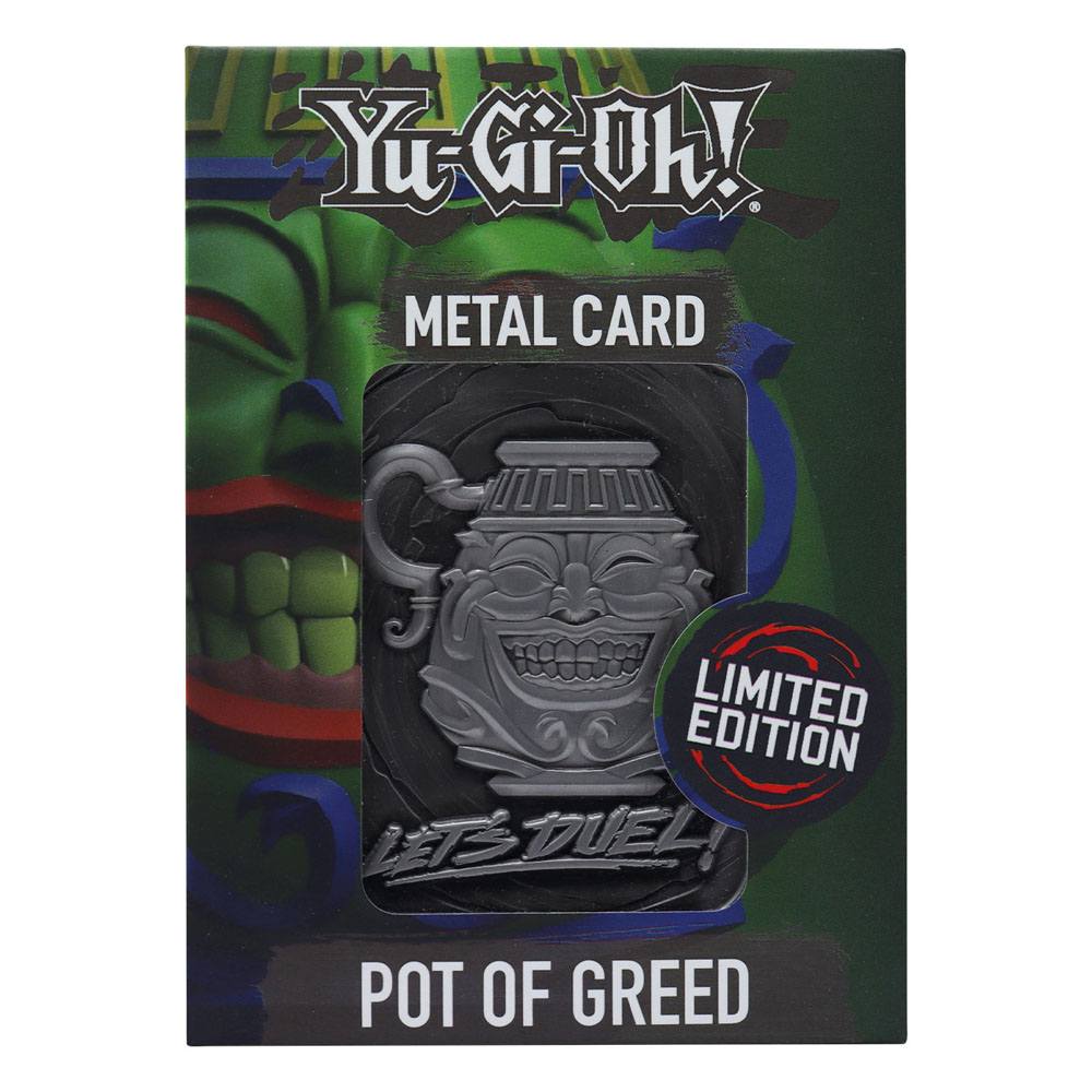 Yu-Gi-Oh! réplique Card Pot of Greed Limited Edition