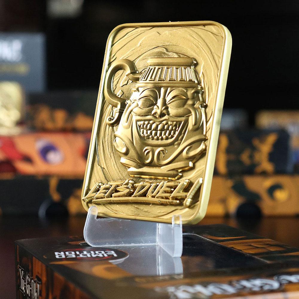Yu-Gi-Oh! réplique Card Pot of Greed (plaqué or)