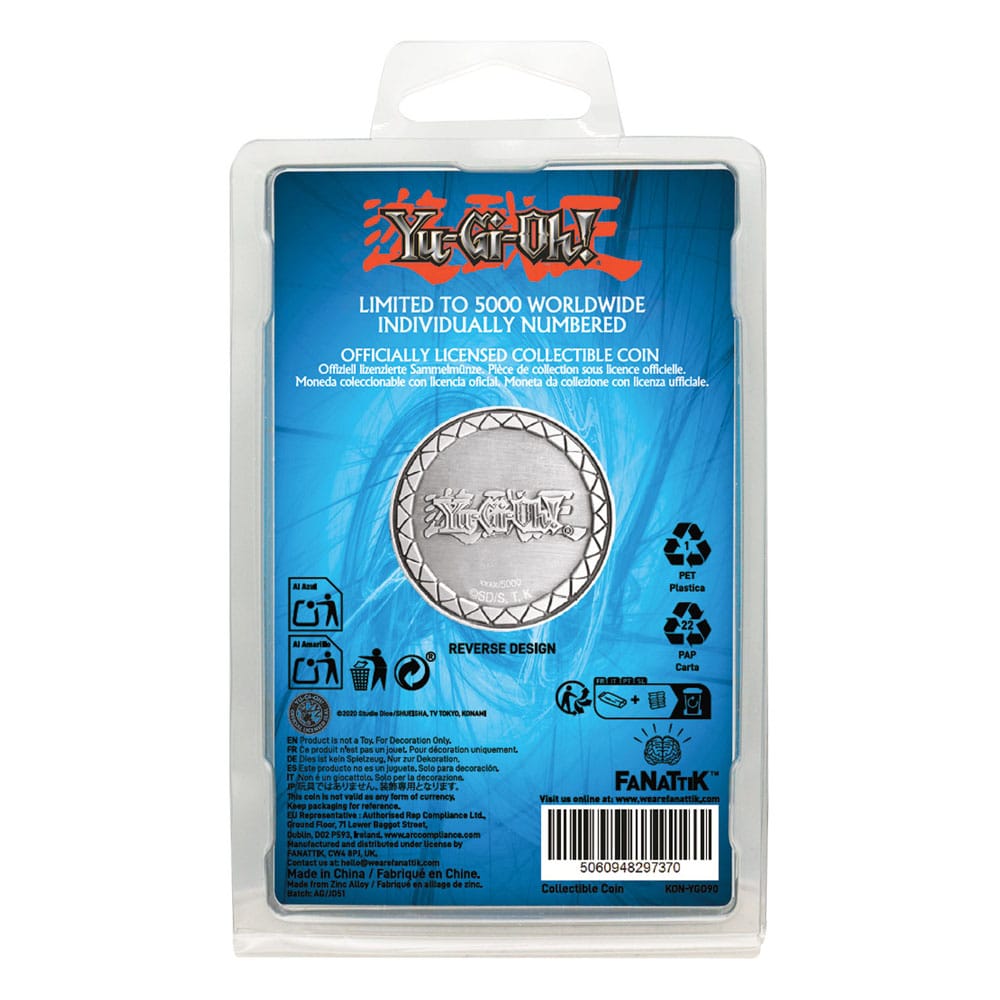 Yu-Gi-Oh! - Pièce de collection en édition limitée du Dragon Blanc aux Yeux Bleus