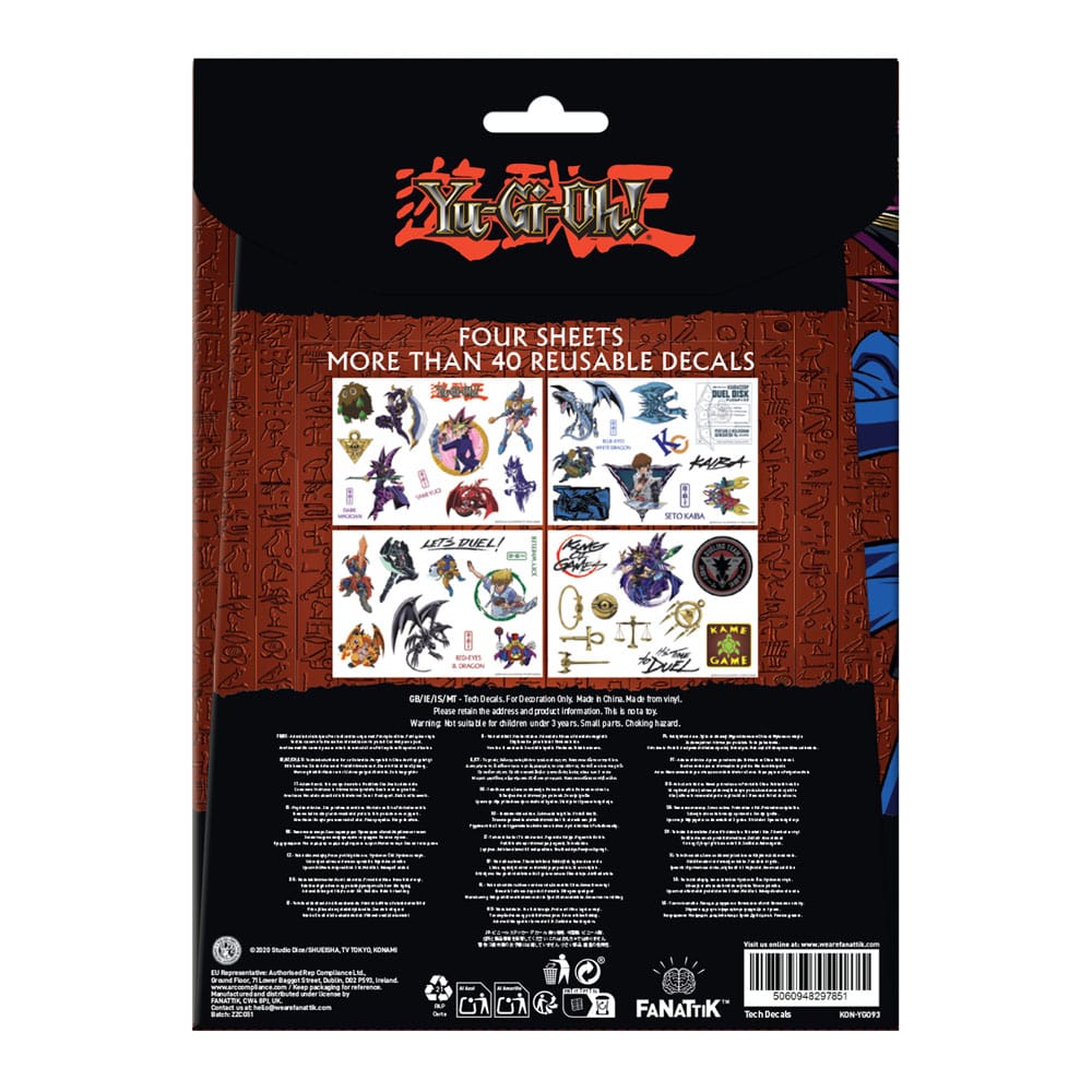 Yu-Gi-Oh! stickers tech