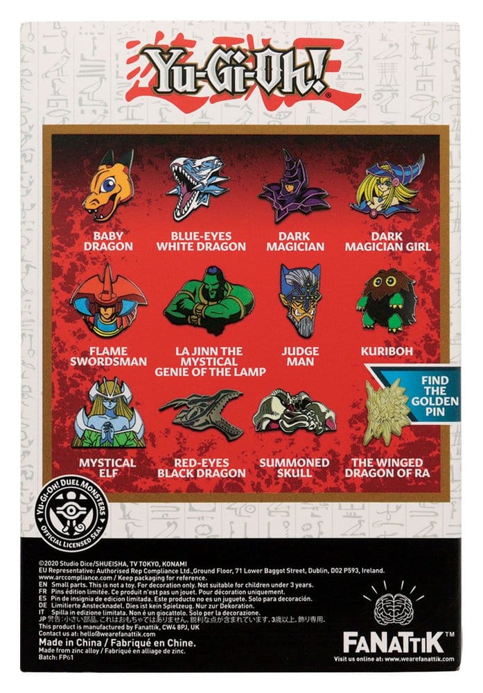 Yu-Gi-Oh! présentoir boîte-mystère Mystery Pin's Volume 2 (12)