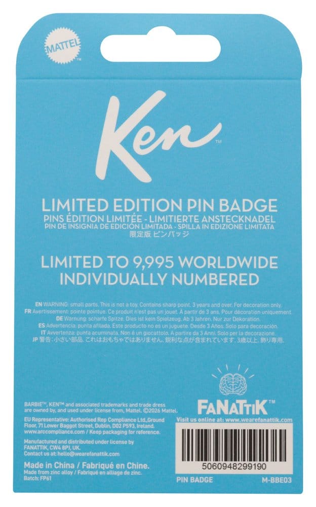 Barbie Pin Ken Limited Edition