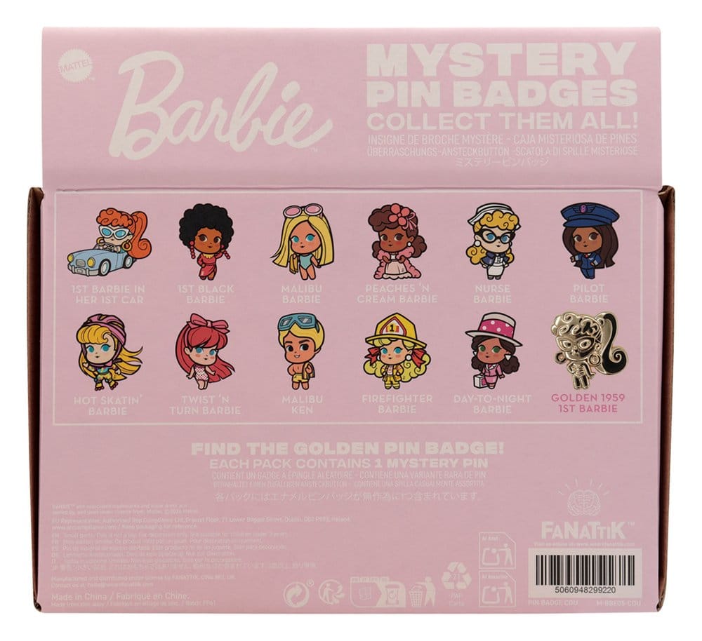 Barbie présentoir boîte-mystère Mystery Pin's Blind Box présentoir (12)