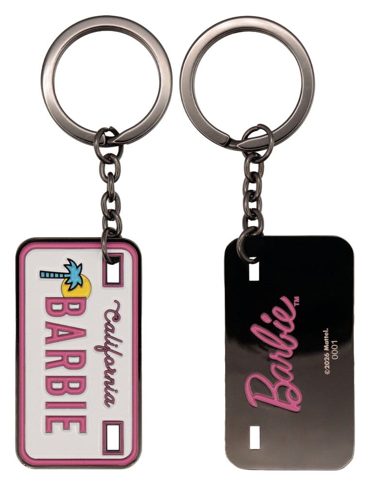 Barbie porte-clés plaque d'immatriculation Édition Limitée