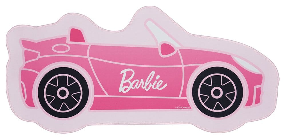Barbie set sous-mains revêtu & sous-verre Car