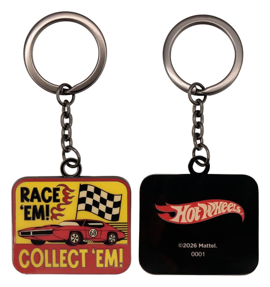 Hot Wheels porte-clés Race 'Em Collect 'Em Édition Limitée