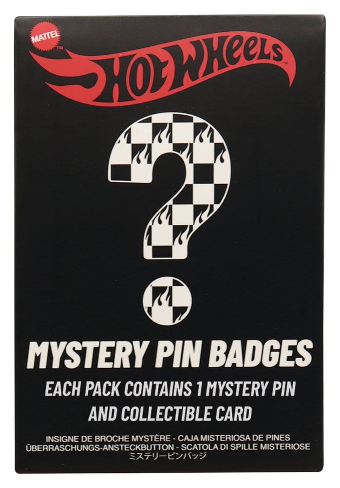 Hot Wheels présentoir boîte-mystère Mystery Pin's Blind Box présentoir (12)