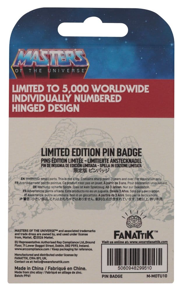 Masters of the Universe Pin Hinged Castle Grayskull Limited Edition