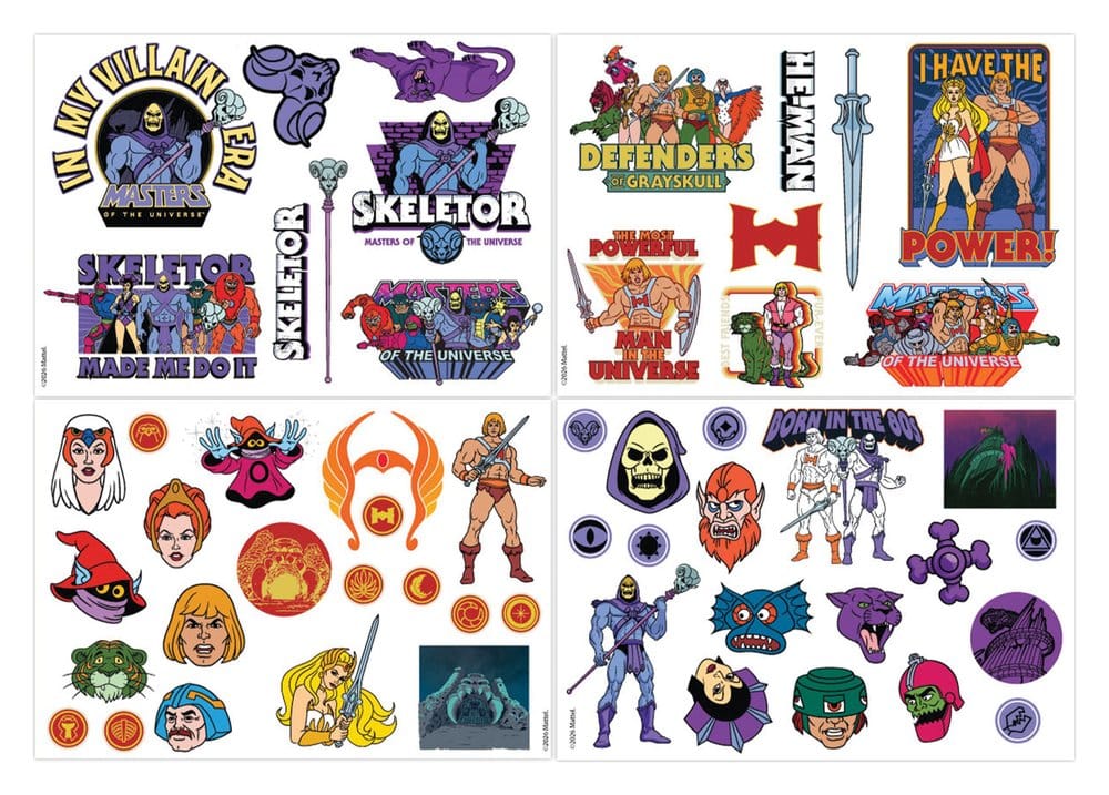 Masters of the Universe stickers tech