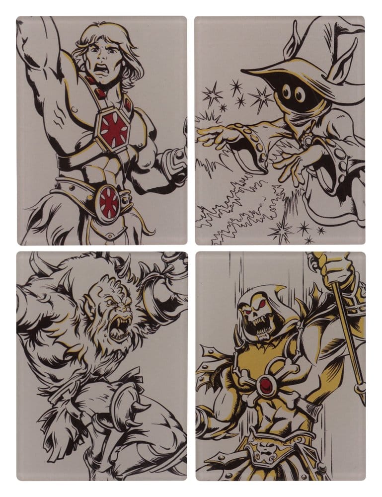 Masters of the Universe pack 4 aimants