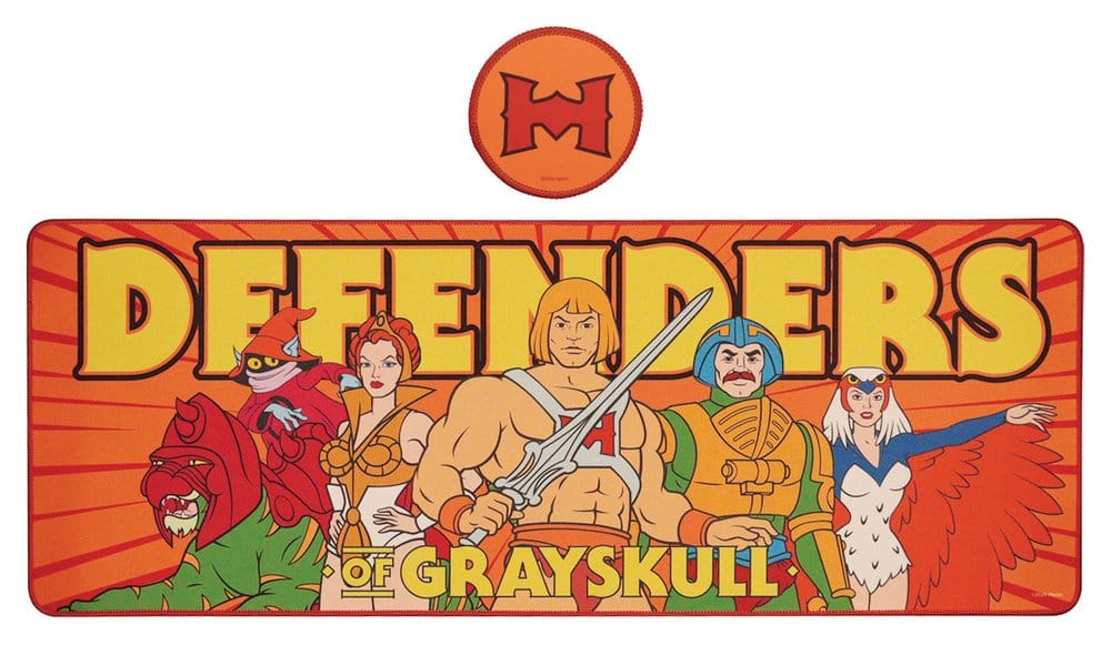 Masters of the Universe set sous-mains revêtu & sous-verre Heroes