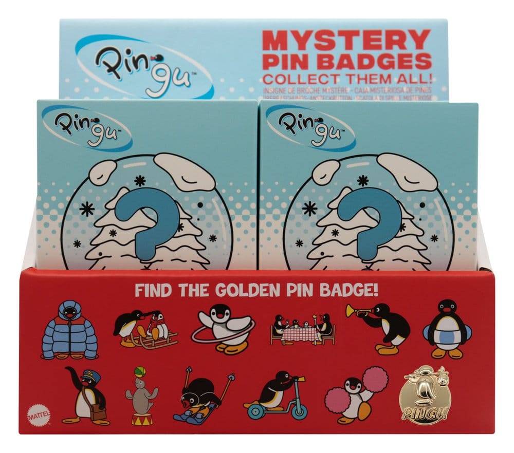 Pingu Pin's Mystère Présentoir Boîte Aveugle (12)