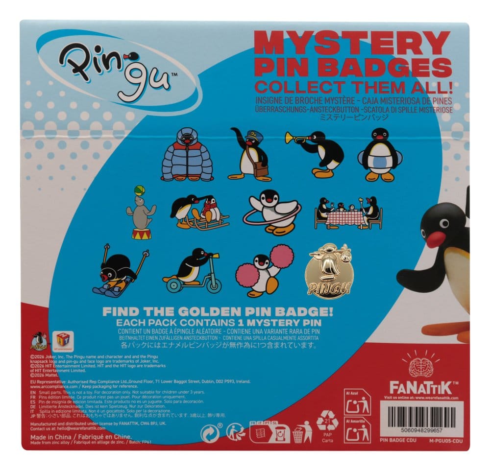 Pingu Pin's Mystère présentoir blind box (12)