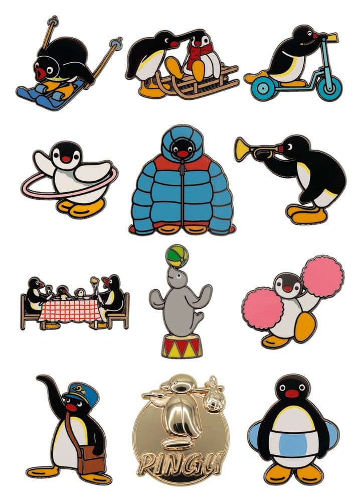Pingu Pin's Mystère Présentoir Boîte Aveugle (12)