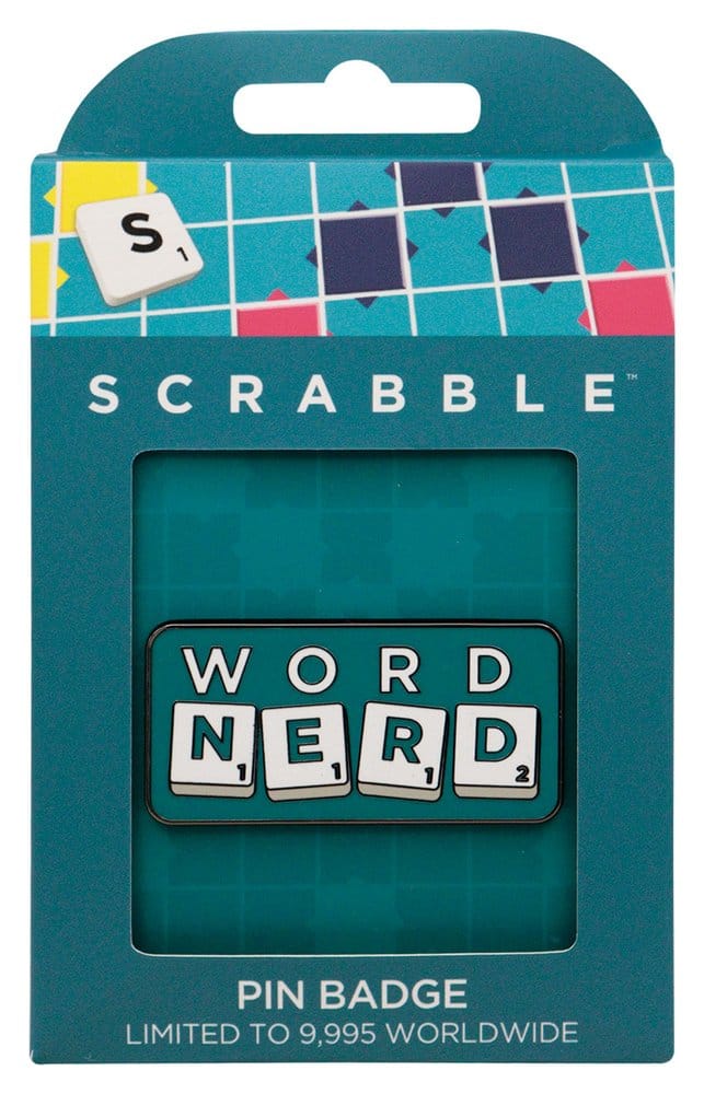 Scrabble Pin Word Nerd Limited Edition