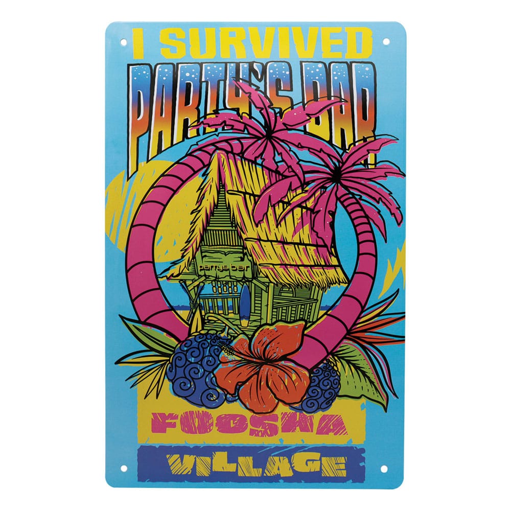 One Piece Set de 3 panneau métal