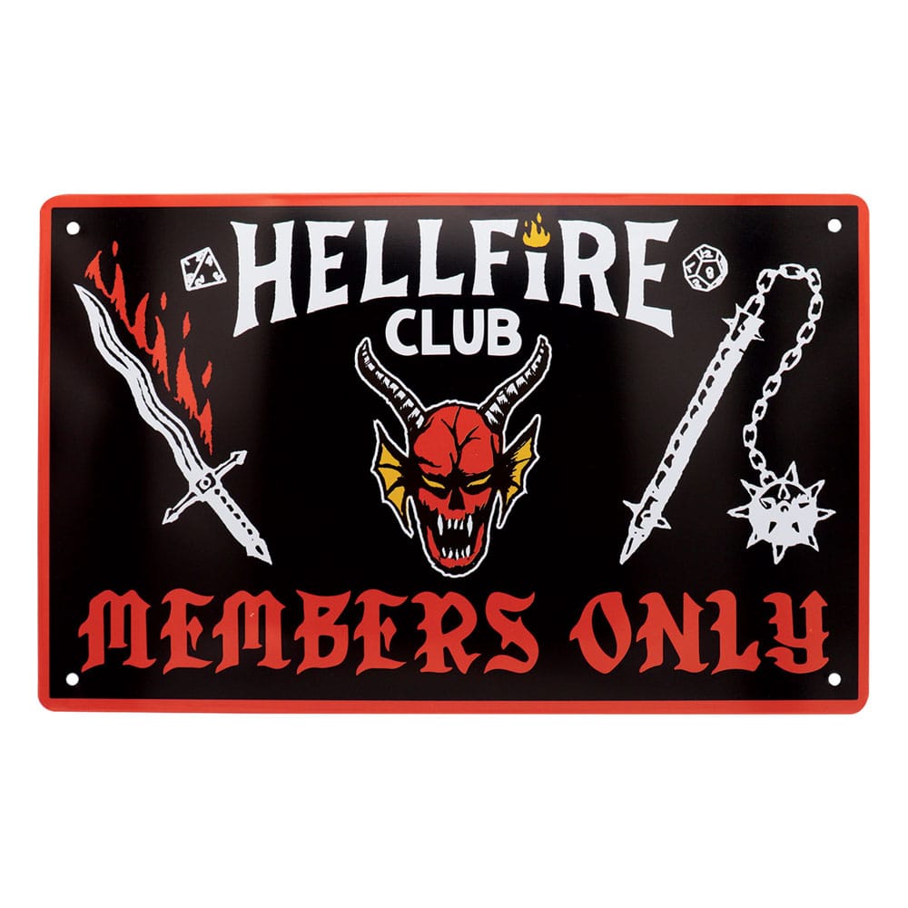 Stranger Things Set de 3 panneau métal