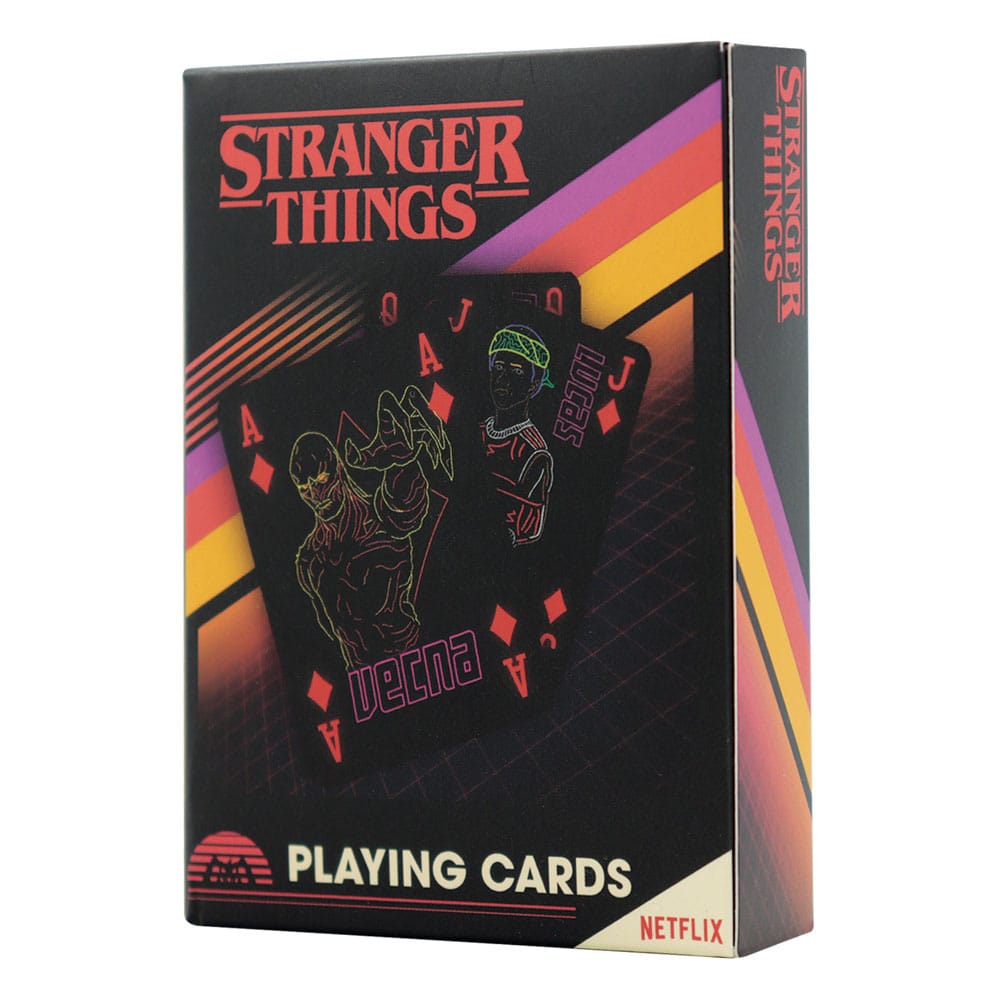 Stranger Things présentoir jeux de cartes à jouer (12)