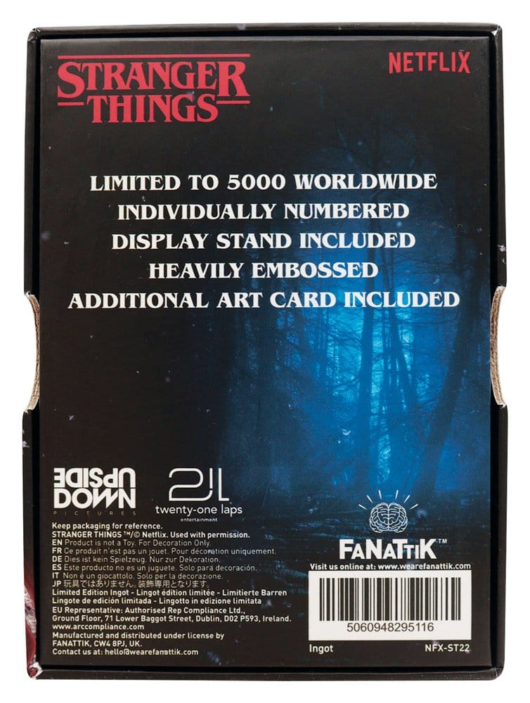 Stranger Things 5 Lingot Vecna Lives Limited Edition