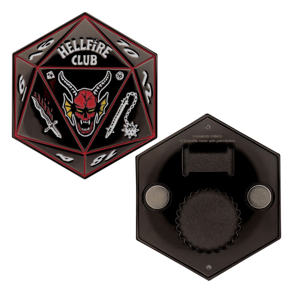Stranger Things décapsuleur Hellfire Club