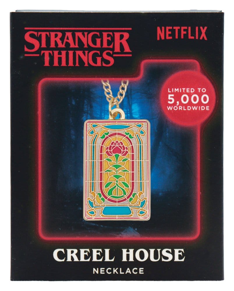 Stranger Things collier Creel House Window Limited Edition 3 x 2 cm