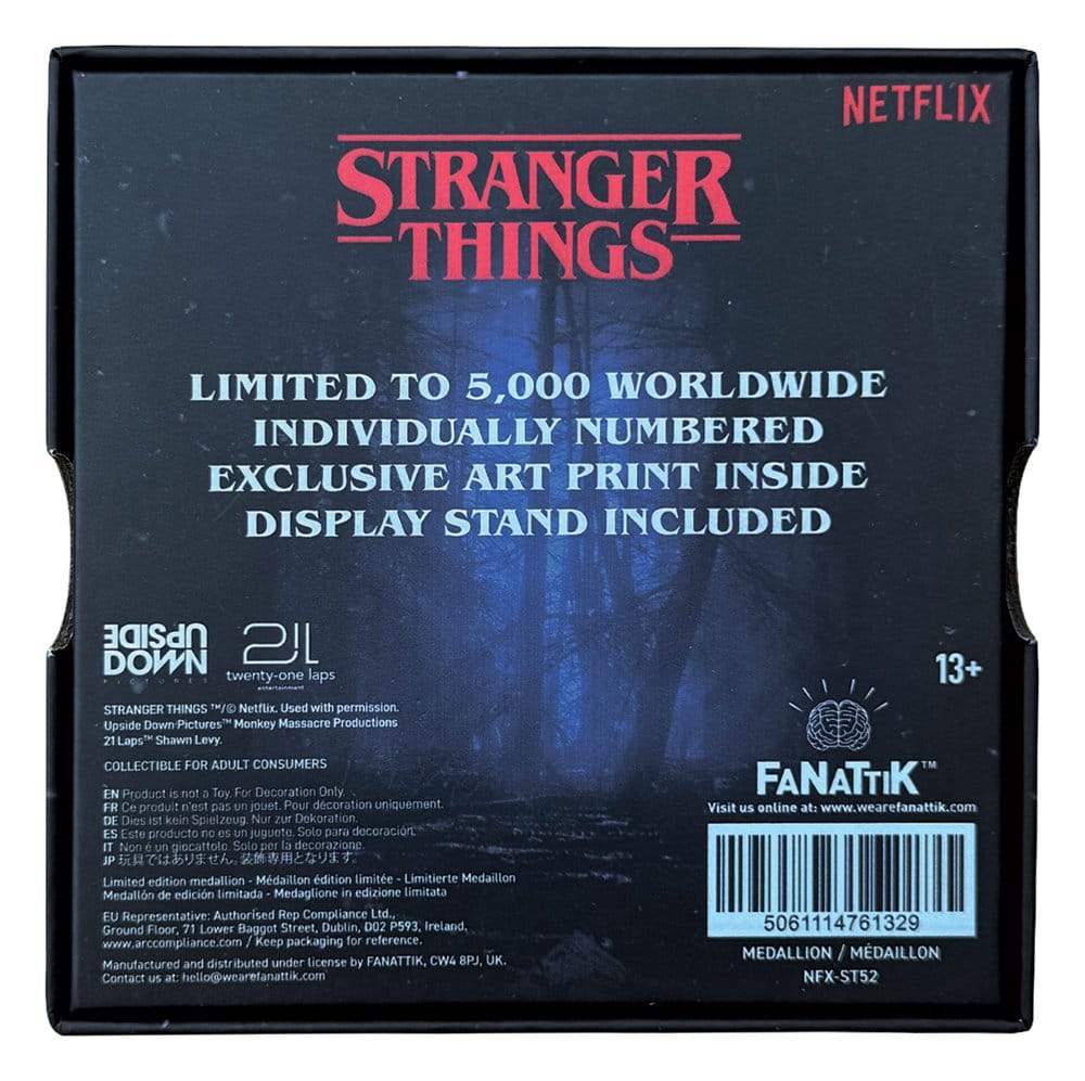 Stranger Things médaillon Eleven & Mind Flayer Limited Edition
