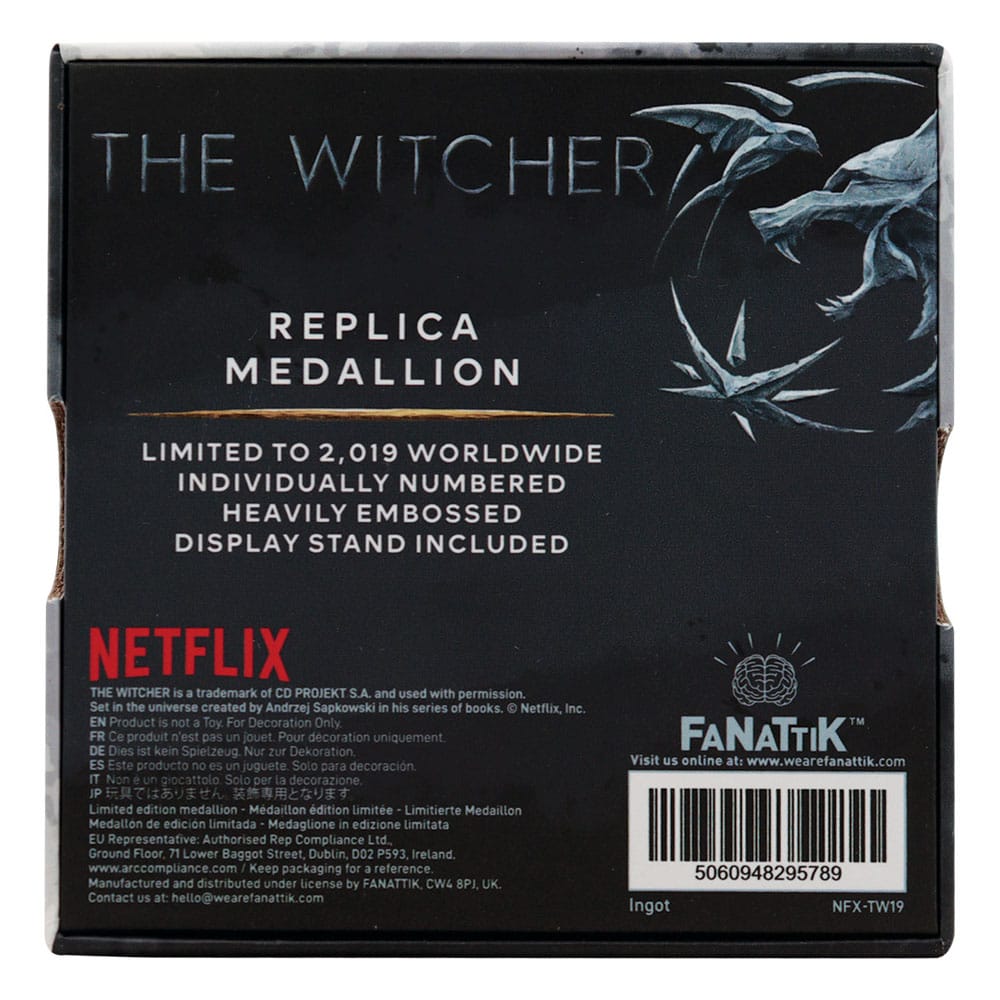 The Witcher réplique 1/1 Collier Geralt´s Medallion