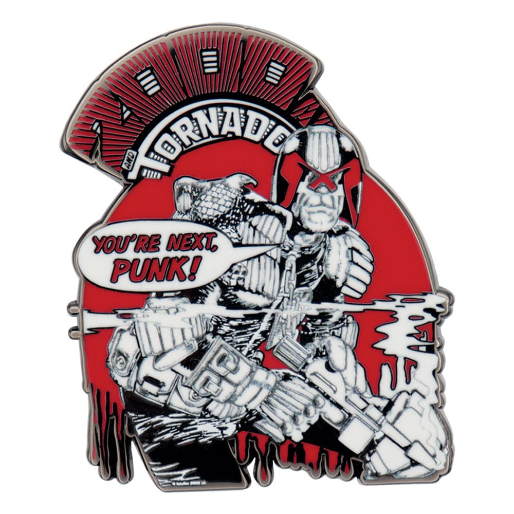 2000 AD pin's Judge Dredd You're Next Punk Limited Edition