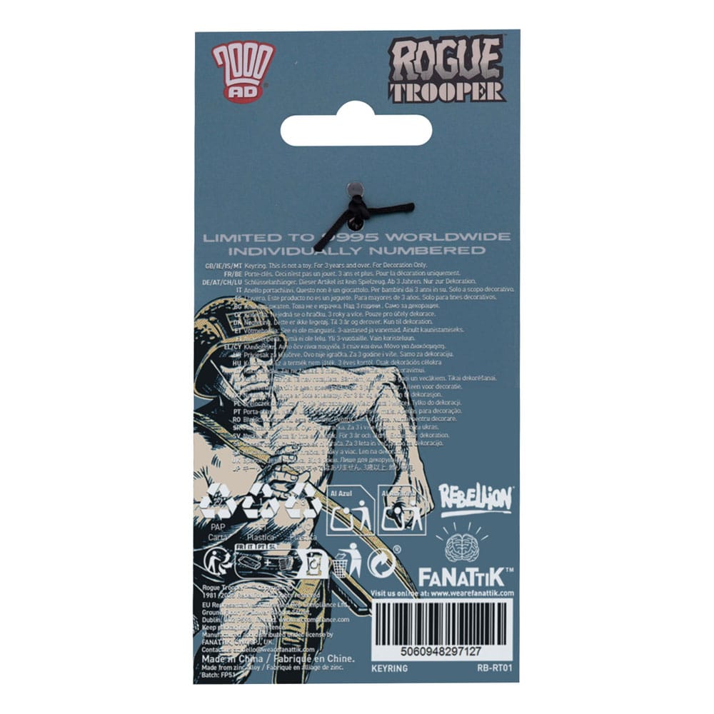 2000 AD porte-clés Rogue Trooper Limited Edition
