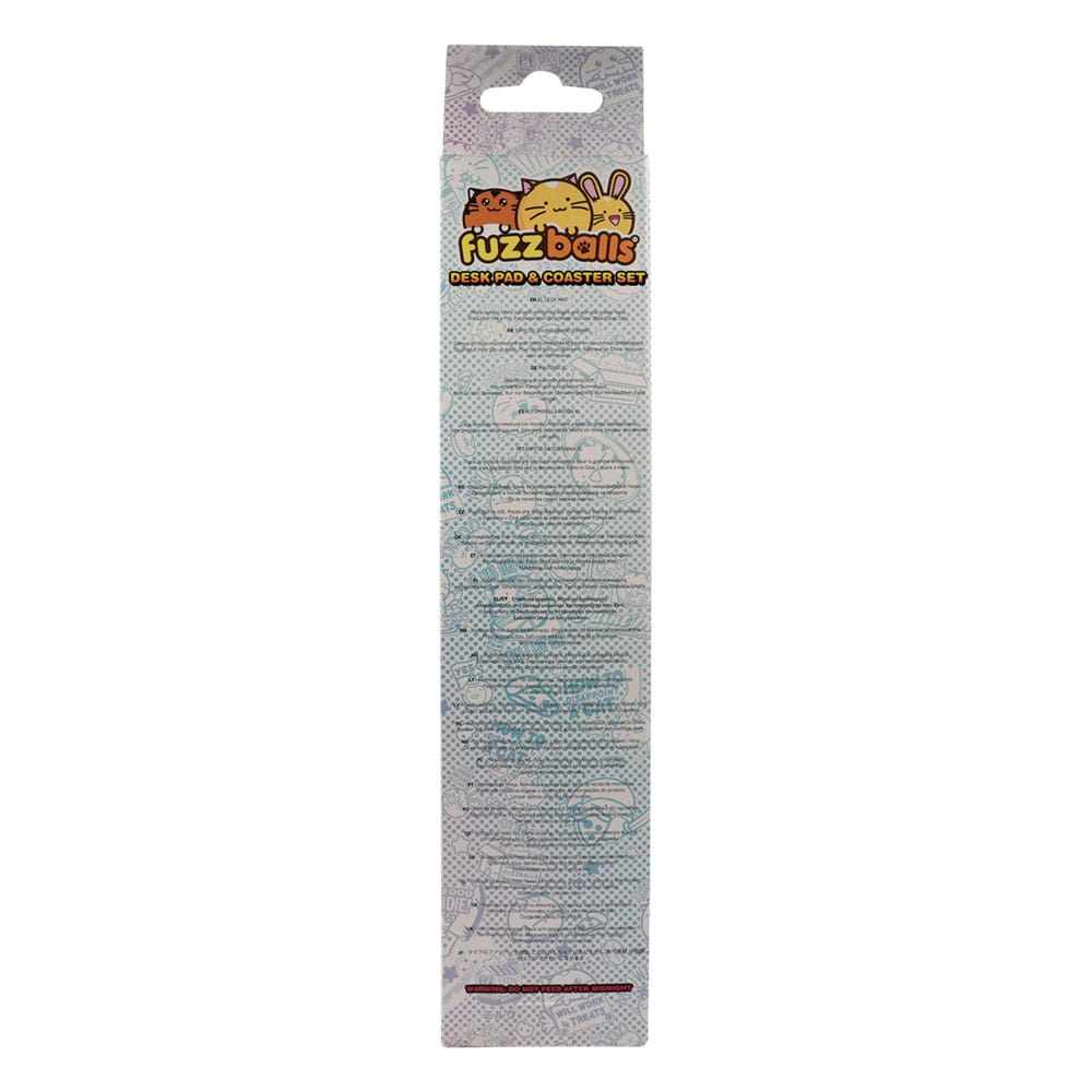 Fuzzballs set sous-mains revêtu & sous-verre