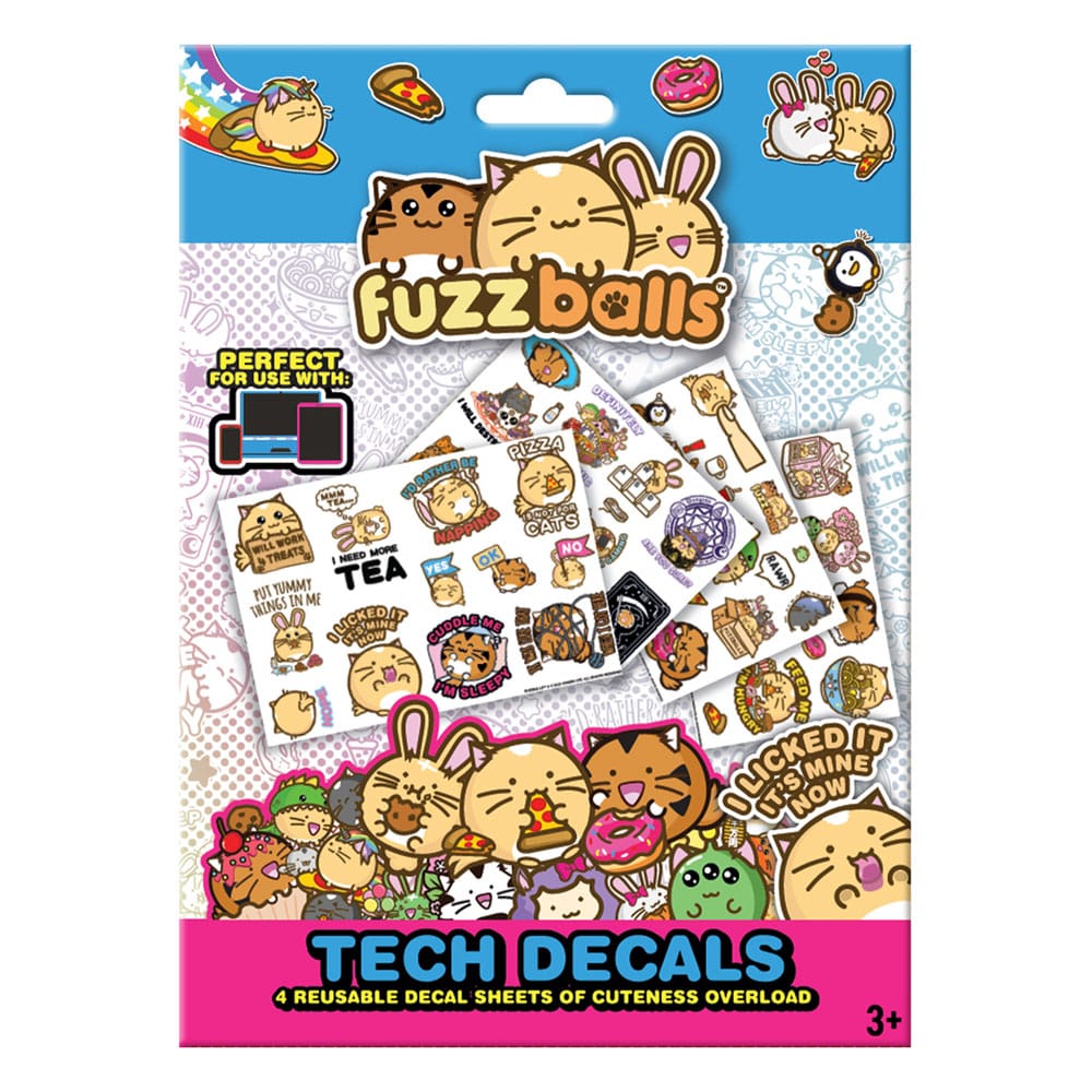 Fuzzballs stickers tech