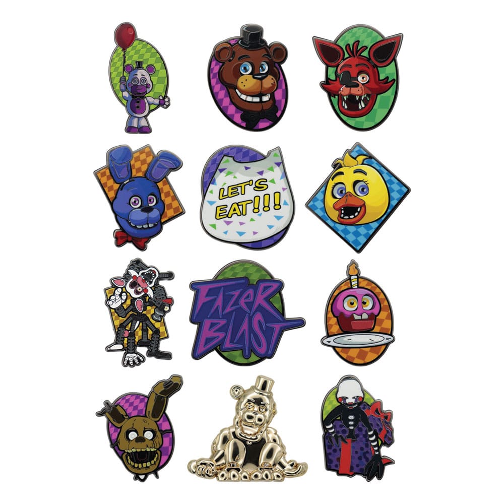 Five Nights at Freddy´s présentoir Pin's Mystery Pin Badge (12)