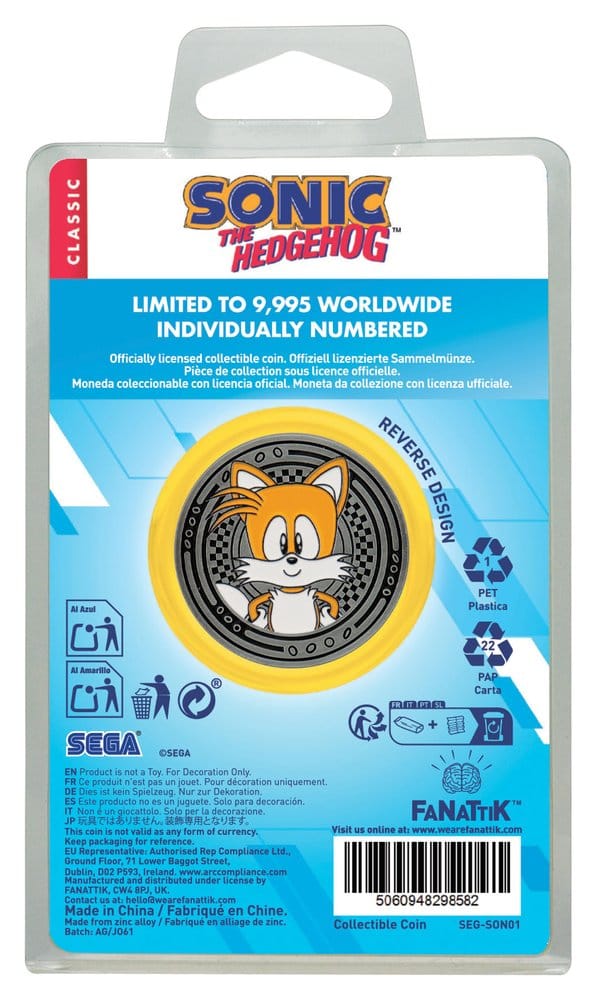 Sonic - The Hedgehog pièce de collection Sonic & Tails