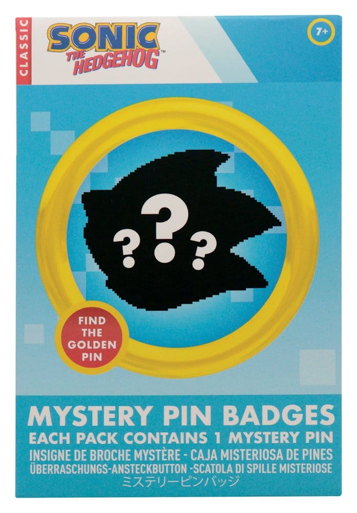 Sonic The Hedgehog présentoir boîte-mystère Mystery Pin's (12)