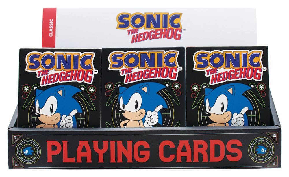 Sonic the Hedgehog Jeu de Cartes Présentoir (12 Paquets)