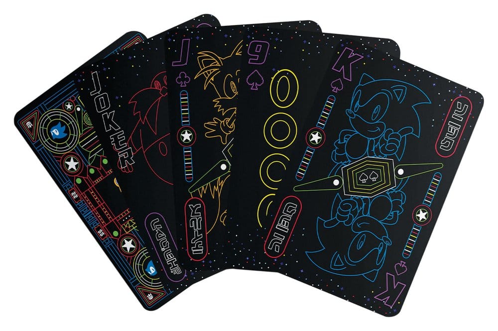 Sonic the Hedgehog Jeu de Cartes Présentoir (12 Paquets)