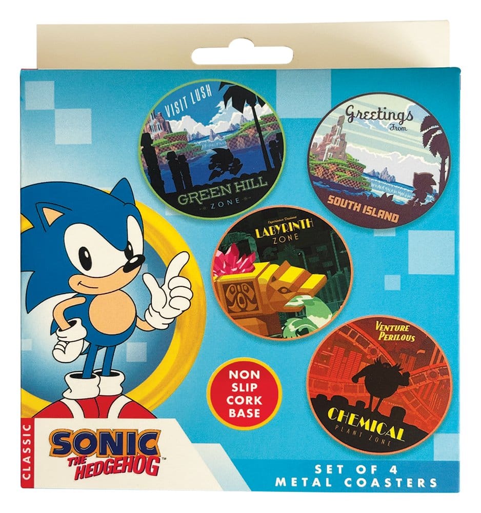 Sonic - The Hedgehog pack 4 sous-verres