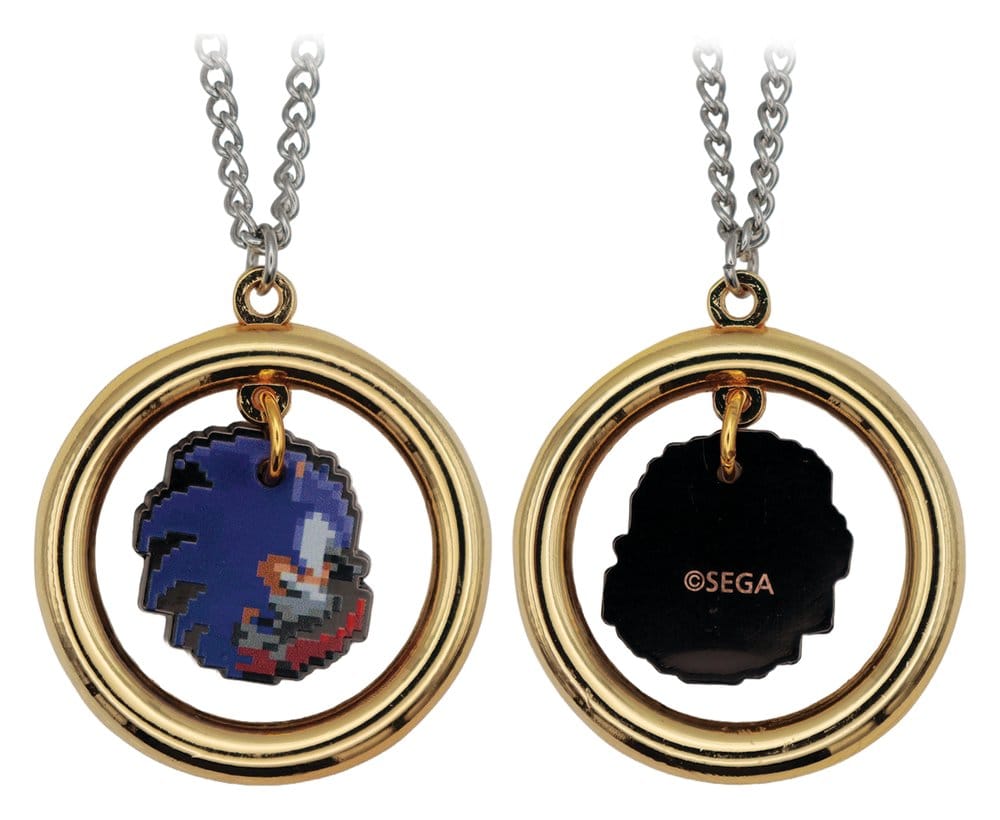 Sonic - The Hedgehog pendentif et collier Ring