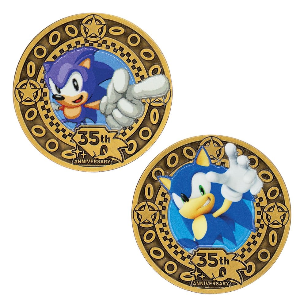 Sonic the Hedgehog pièce de collection 35ème Anniversaire Édition Limitée
