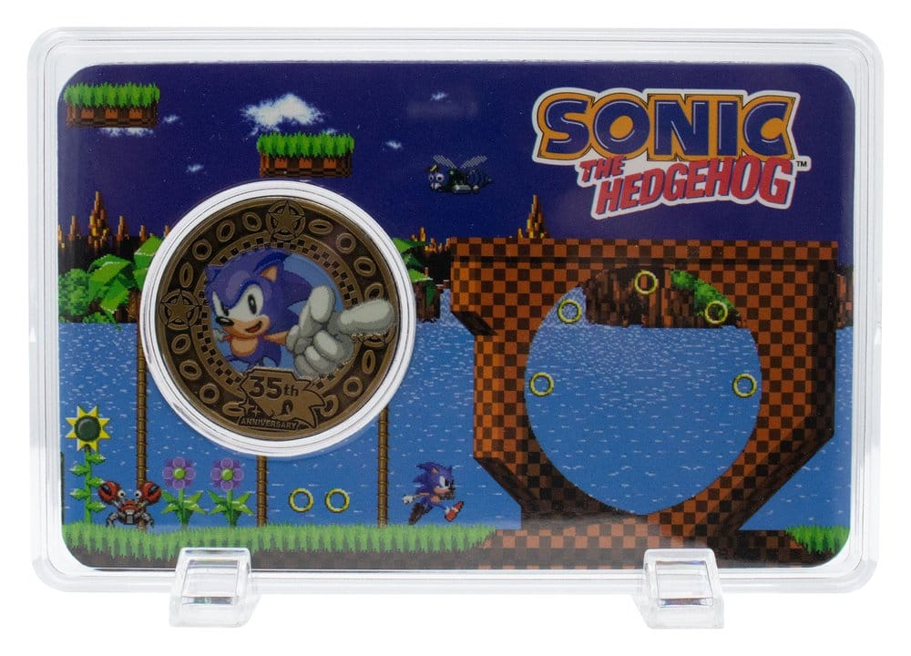 Sonic the Hedgehog pièce de collection 35ème Anniversaire Édition Limitée