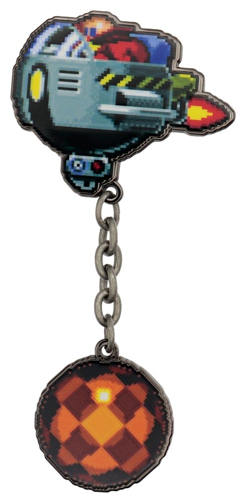 Sonic - The Hedgehog pin Dr. Eggman Egg Mobile Chained