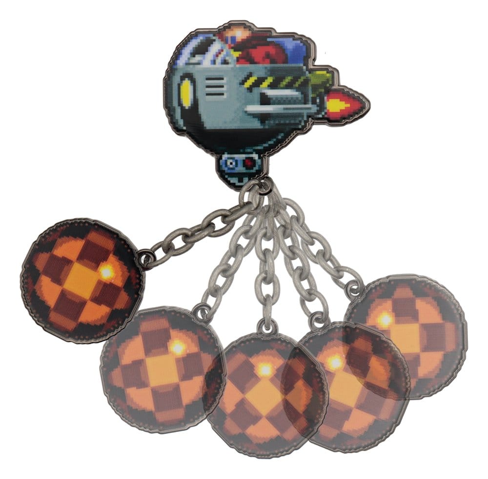 Sonic - The Hedgehog pin Dr. Eggman Egg Mobile Chained