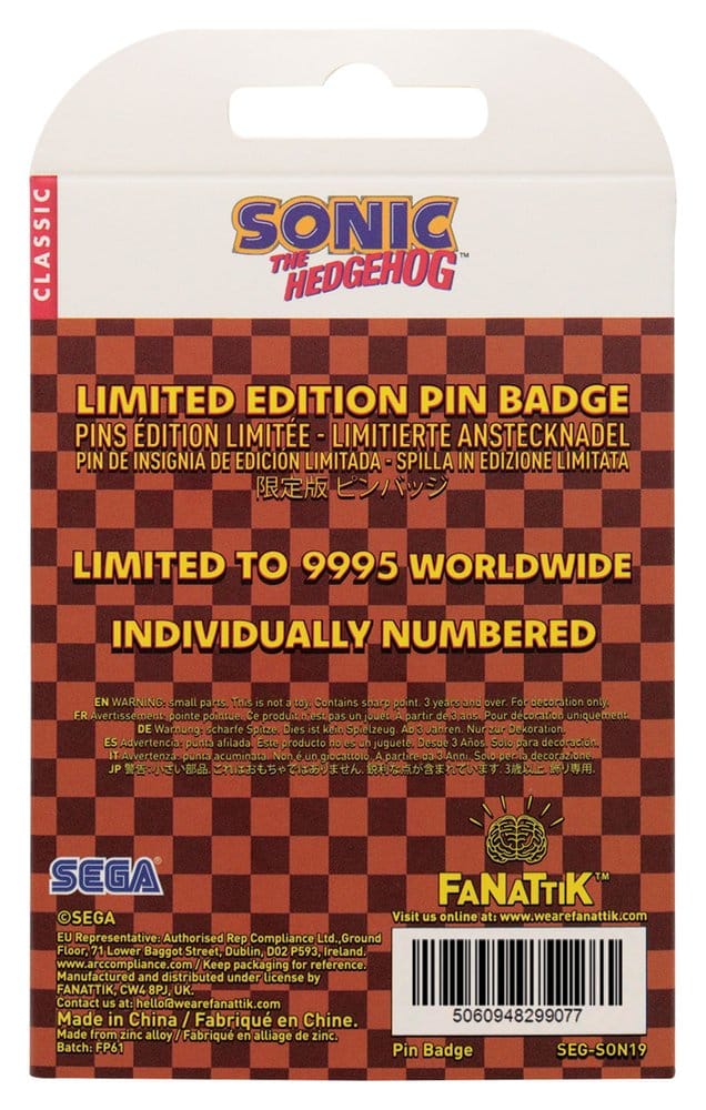 Sonic The Hedgehog Pin Moving