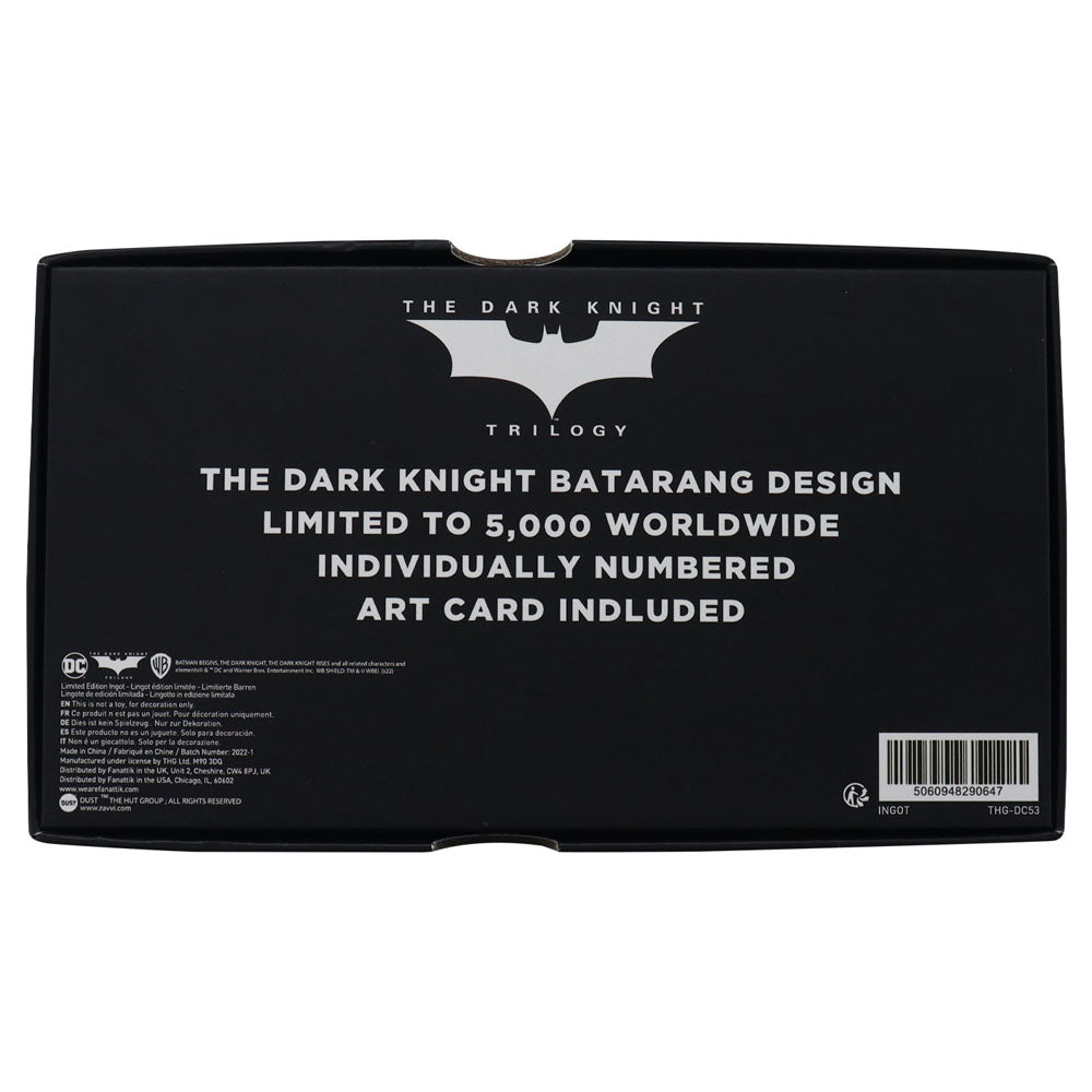 The Dark Knight réplique Batman Batarang Limited Edition 18 cm