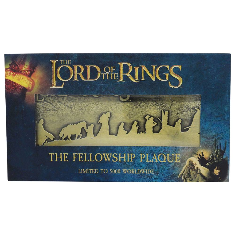 Le Seigneur des Anneaux panneau métal The Fellowship Limited Edition